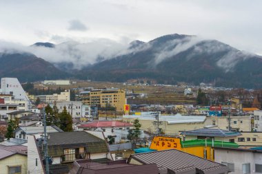 Japonya 'da küçük bir kasaba 