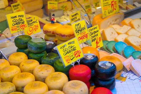 Different Types Cheese — Stock Photo, Image