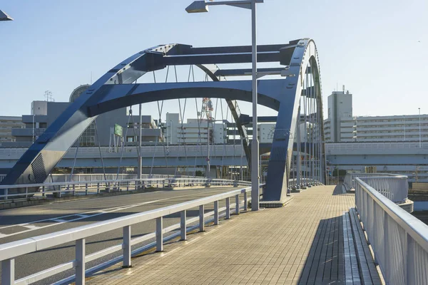 Tokyo Japan Januari 2020 Den Moderna Metropolitan Expressway Rte Nära — Stockfoto