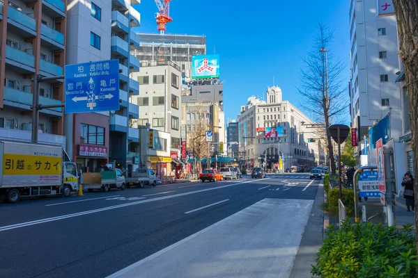 Tokyo Japonya Ocak 2020 Tokyo Japonya Tokyo Skytree Tobu Hattını — Stok fotoğraf