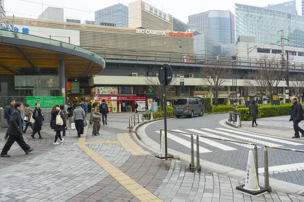 Tokyo Japón Octubre 2018 Personas Caminando Centro Ciudad —  Fotos de Stock