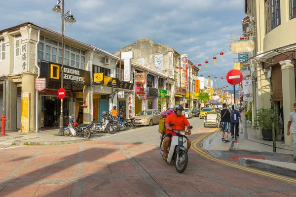 Penang Maleisië Februari 2019 Street View Georgetown Penang Maleisië — Stockfoto