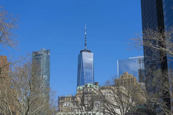 New York Abd Nisan 2018 Dünya Finans Merkezi Özgürlük Kulesi — Stok fotoğraf