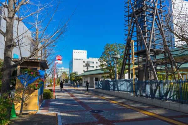 Ruas Tóquio Com Pessoas Japão — Fotografia de Stock