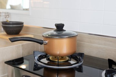 modern kitchen interior with stylish modern design and stylish kitchen accessories