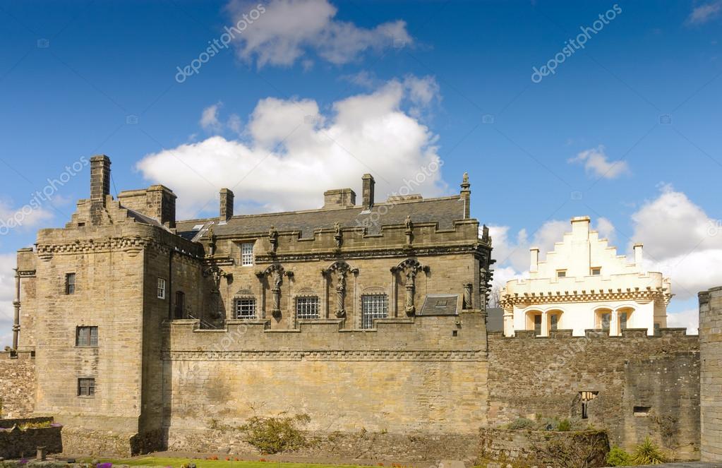 Stirling Castle from the gardens — stock photo