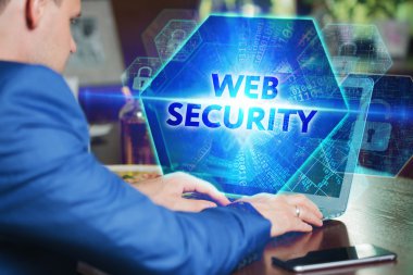 İş, teknoloji, internet ve ağ kavramı. Genç otobüs