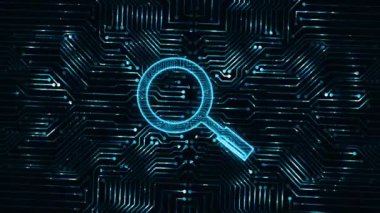 İş, Teknoloji, İnternet ve ağ konsepti. Sanal düğme etiketli: Veri ihlali