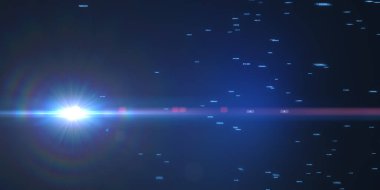 Soyut fütüristik, koyu mavi arka planda çokgen şekilli teknoloji. Dijital teknoloji konsepti tasarla. 3d illüstrasyon