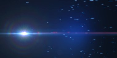 Soyut fütüristik, koyu mavi arka planda çokgen şekilli teknoloji. Dijital teknoloji konsepti tasarla. 3d illüstrasyon