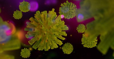 Coronavirus 2019-nCoV. Corona virüsü salgını. Salgın Virüsü Solunum Sendromu.