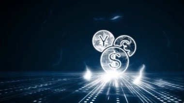 İş, Teknoloji, İnternet ve ağ konsepti. ICO İlk Para Teklifi.