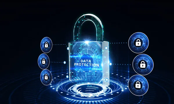Cyber Security Data Protection Business Technology Privacy Concept — Stock Photo, Image