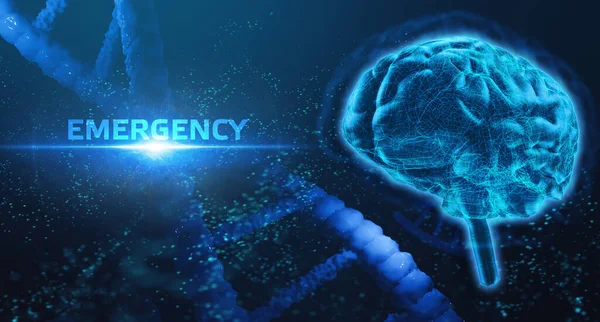 Health Care Emergency Concept Screen Modern Medicine — Stock Photo, Image