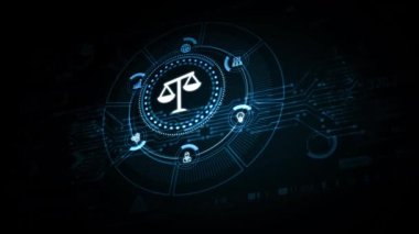 İş, Teknoloji, İnternet ve ağ konsepti. Çalışma Hukuku Avukatı.