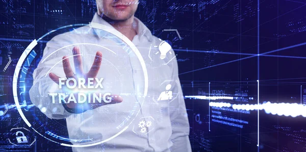 Forex Trading Nieuw Bedrijfsconcept Bedrijfsconcept Technologie Internet Netwerk — Stockfoto