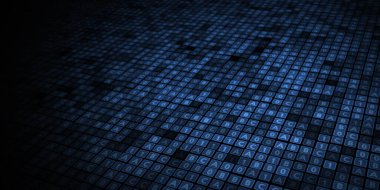 Soyut fütüristik - Modern teknoloji arka plan tasarımı konsepti. Dijital teknoloji konsepti tasarla. 3d illüstrasyon