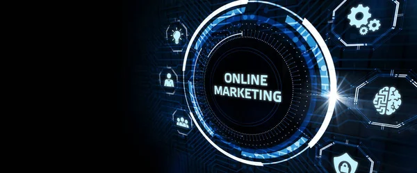 디지털 마케팅 Digital Marketing Technology Solution Online Business Concept 인터넷 — 스톡 사진