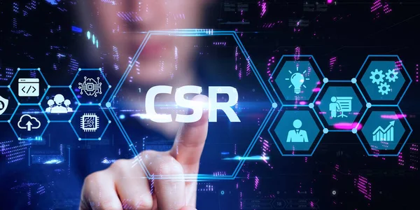 Csr 인터넷 네트워크 — 스톡 사진