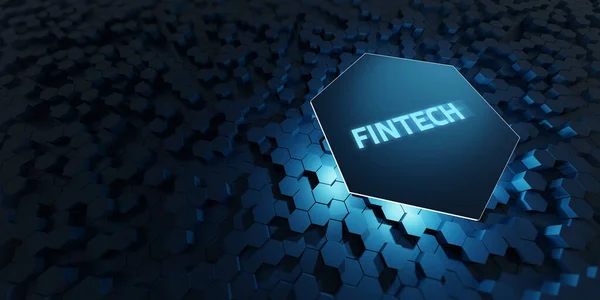 Fintech Concept Business Technology Internet Network Concept — 스톡 사진