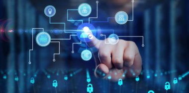 İş, Teknoloji, İnternet ve ağ konsepti. İnsan Kaynakları İK yönetimine adam toplama iş bulma kavramı.