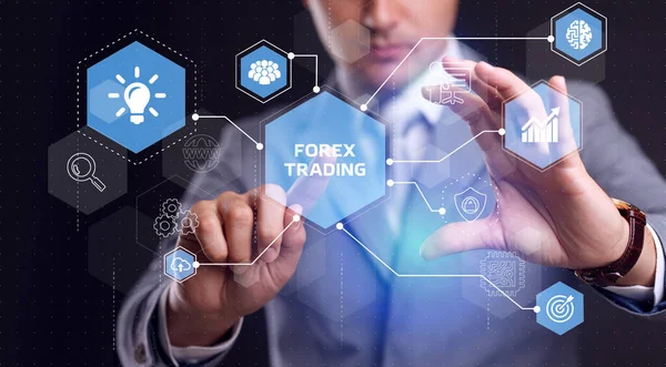 Forex Trading Nieuw Bedrijfsconcept Bedrijfsconcept Technologie Internet Netwerk — Stockfoto
