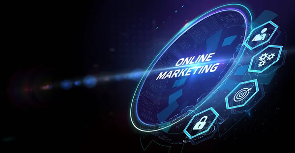 디지털 마케팅 Digital Marketing Technology Solution Online Business Concept 인터넷 — 스톡 사진