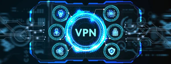 Business Technology Internet Network Concept Vpn Network Security Internet Privacy — Stock Photo, Image