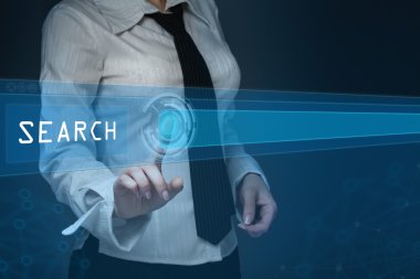 teknolojisi, sistemi ve internet kavramı - businesswoma arama