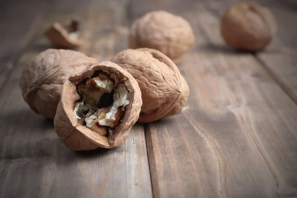 Pile of walnuts — Stock Photo, Image