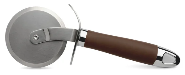 Stål pizza cutter — Stockfoto