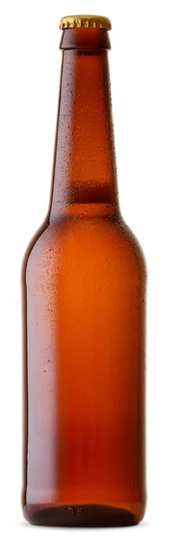 Beer bottle with water drops — Stock Photo, Image