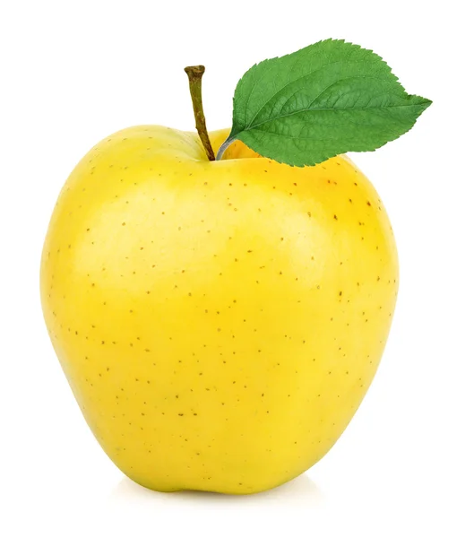 Manzana amarilla uno — Foto de Stock