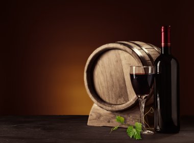 şişe, cam ve meşe fıçı