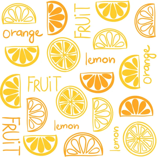 Citrus Meyvesi Kusursuz Desen