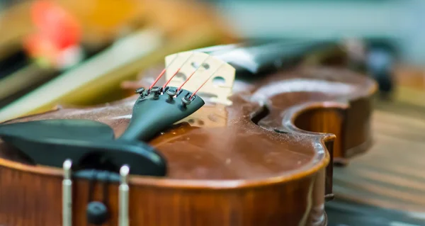 Detalhe do violino — Fotografia de Stock