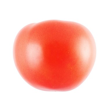 Beyaz arkaplanda izole edilmiş domates