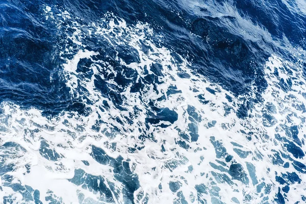 Background blue waves of the sea — Stock Photo, Image