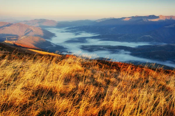 Het schilderachtige landschap in de bergen. Georgia, Europa. — Stockfoto