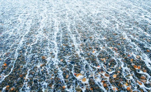 Kiezels Aan Zeekust — Stockfoto