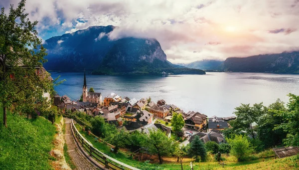 Seaside Villa Houses Mountains Italy — Stock Photo, Image