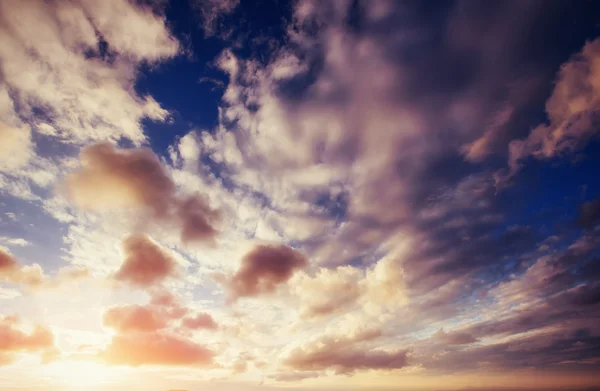 Красочное Небо Солнечным Фоном Горах Закат Восход Солнца — стоковое фото
