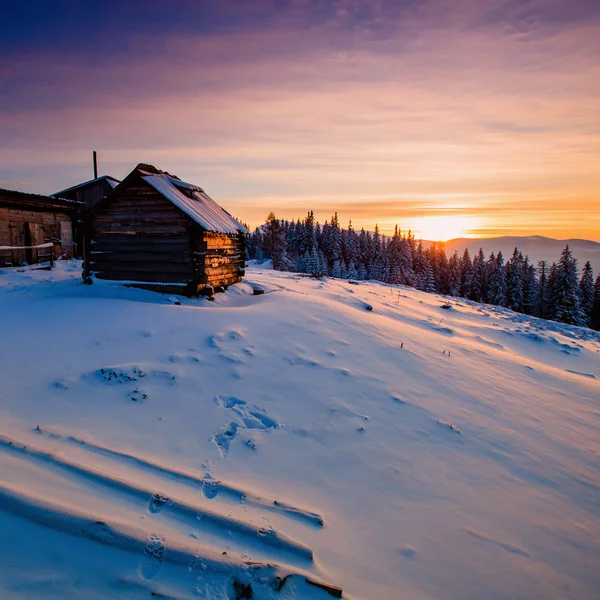 Paesaggio invernale — Foto Stock