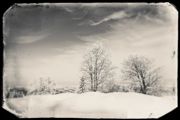 Montaña nieve — Foto de Stock