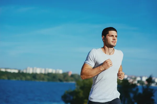 Desportistas masculinos — Fotografia de Stock