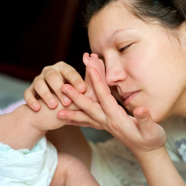 Moeder en haar dochter — Stockfoto