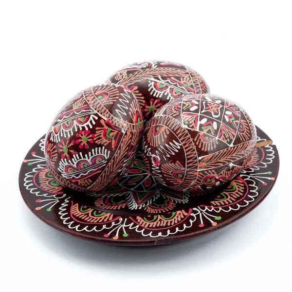 ahşap Paskalya yumurtaları