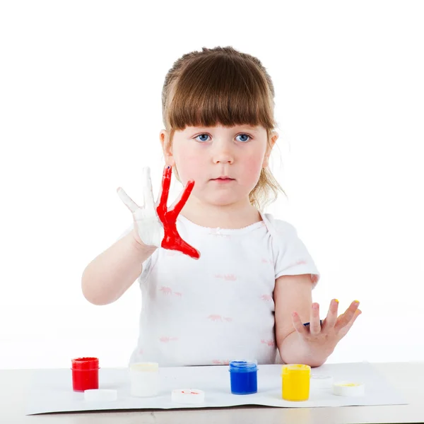 Schattig meisje — Stockfoto