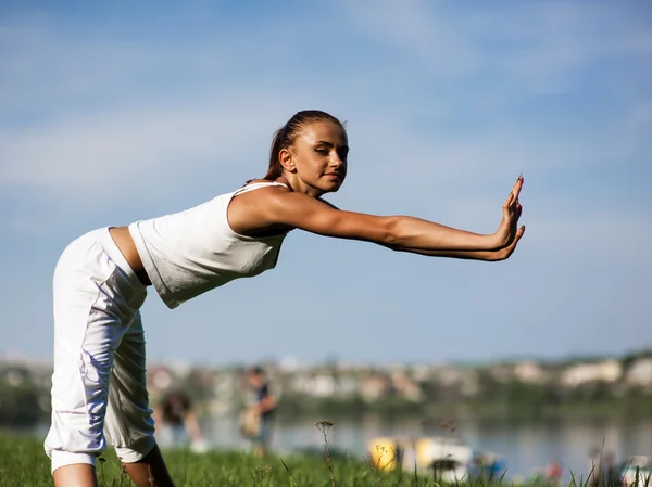 Fitness žena — Stock fotografie