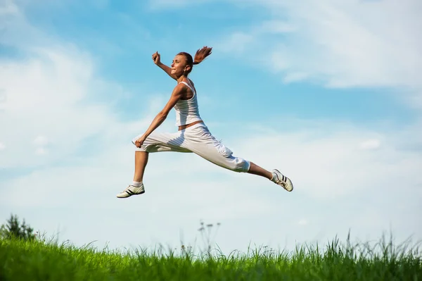 Fitness Kadını — Stok fotoğraf